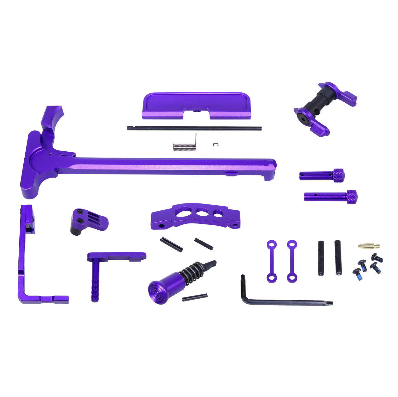 MCS AR-15 Accent Kit - Anodized Royal Purple