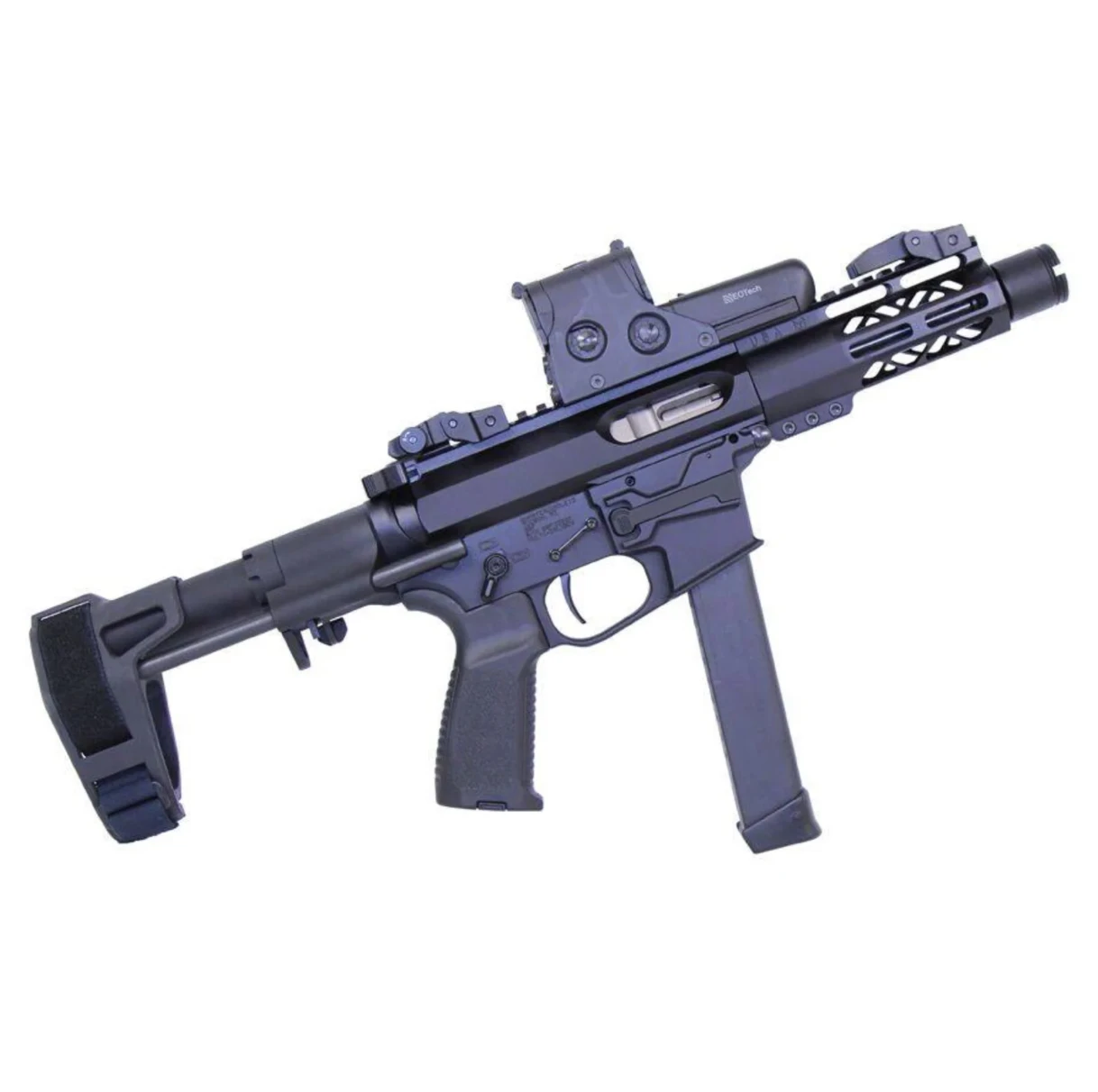 MCS AR-15 5″ AIR-LOK Series M-LOK Compression Free Floating Handguard With Monolithic Top Rail - Anodized Black