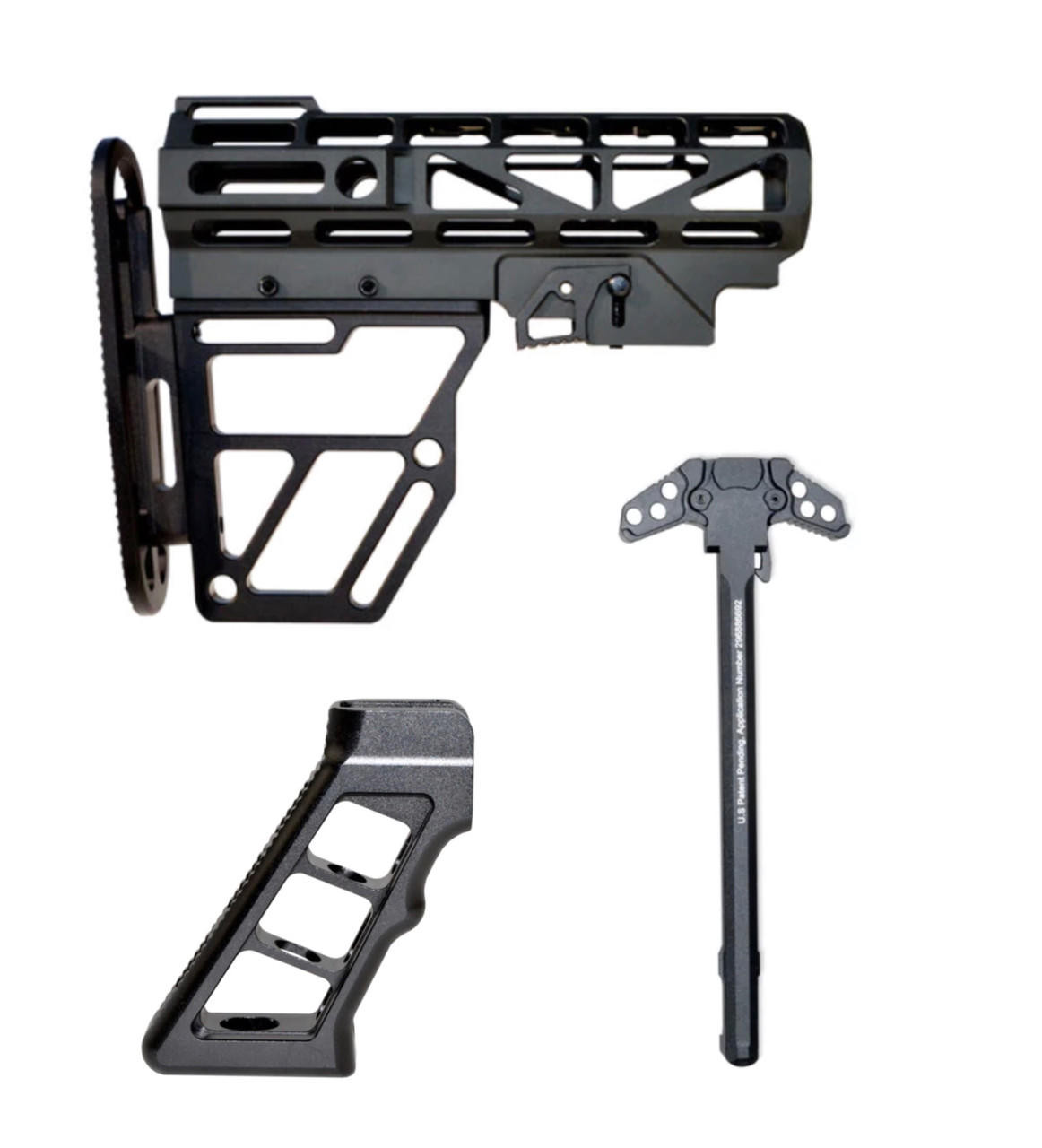 MCS Skeletonized AR15 Combo Anodized Aluminum 