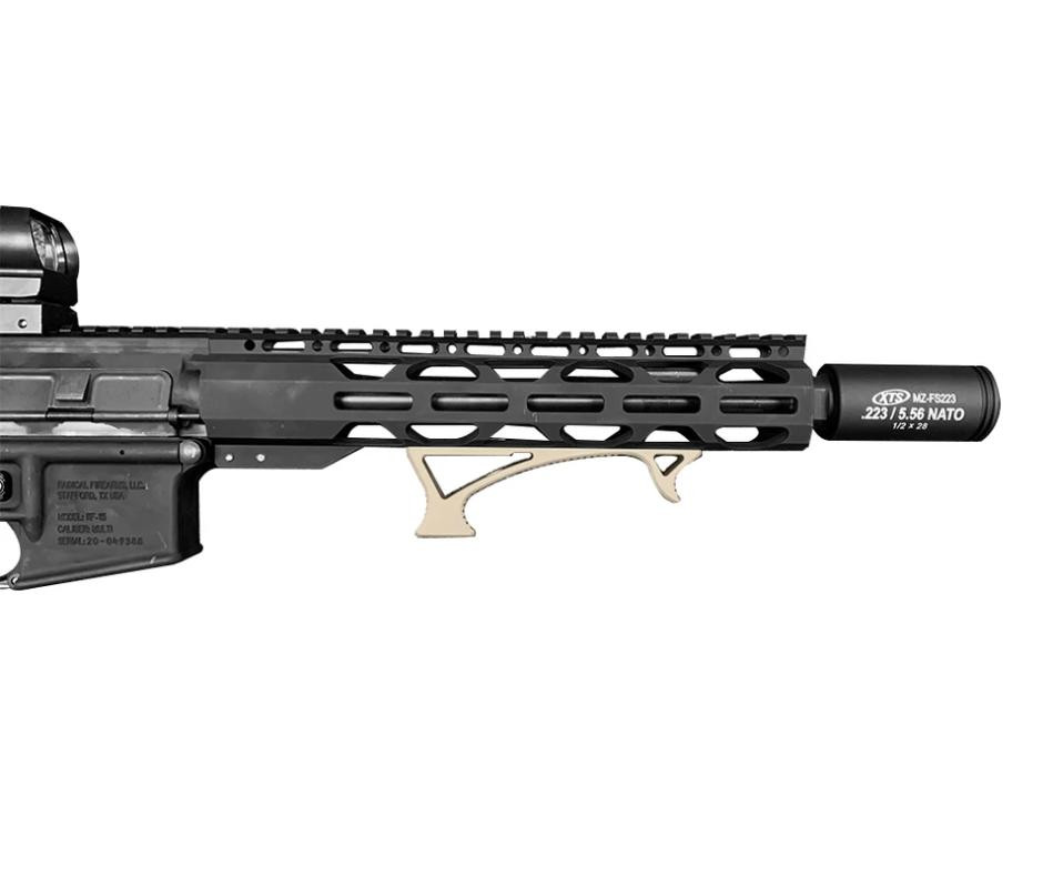 M-LOK ALUMINUM ANGLE GRIP TITANIUM BRONZE