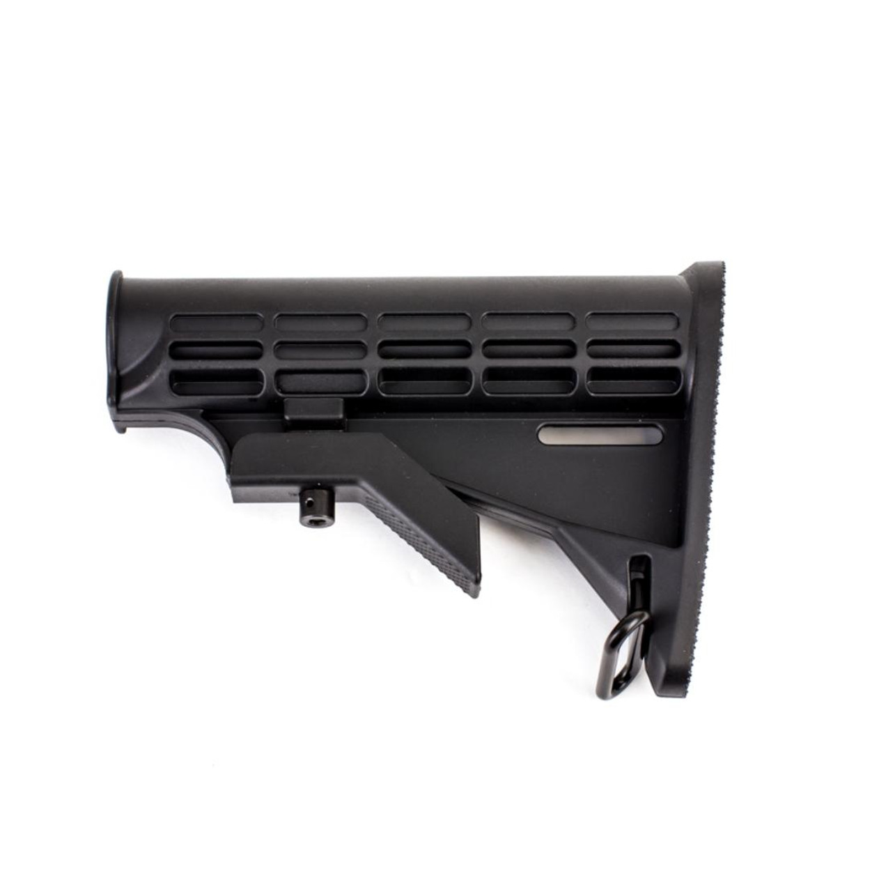 JE Machine tech Adjustable Mil Spec Carbine Buttstock USA Made Black 