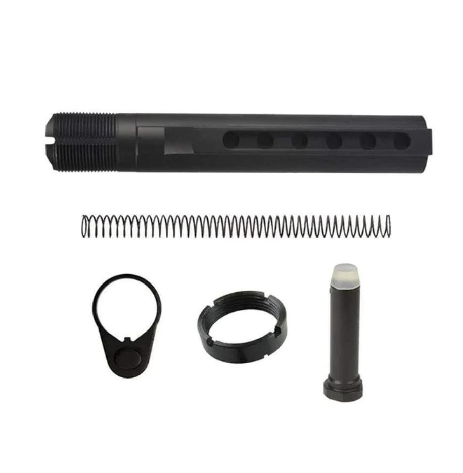 Adjustable Mil Spec Carbine Buttstock Kit Black