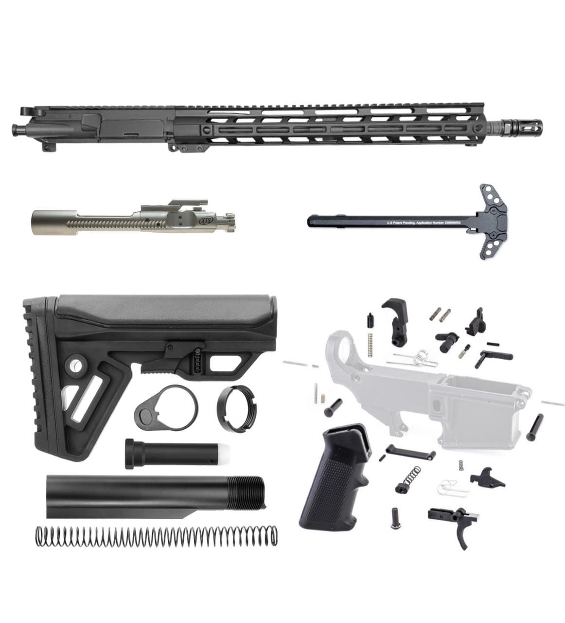 MCS Cobra 16" AR15 Complete Build Kit 