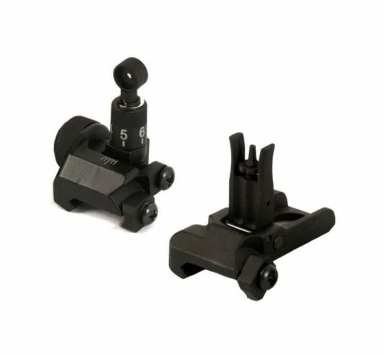 MCS Flip-Up A2 Iron Tactical Gun Sights 