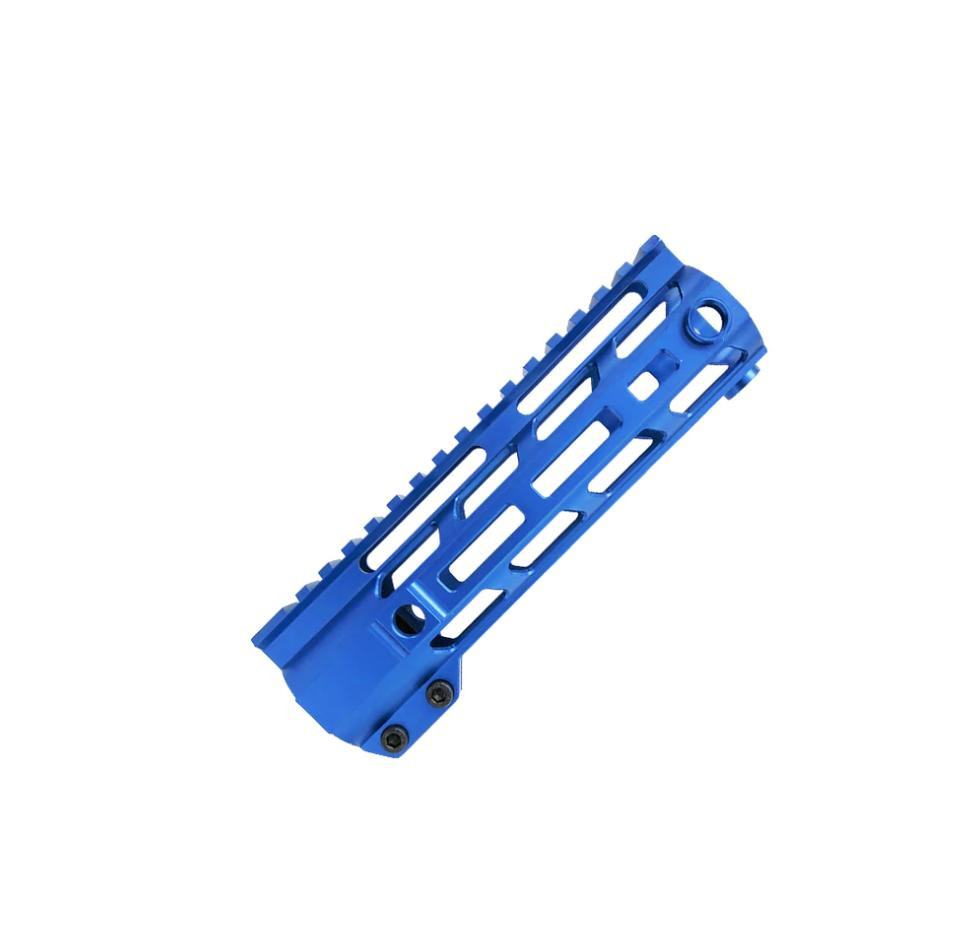 Anodized Blue M-LOK Rail 15
