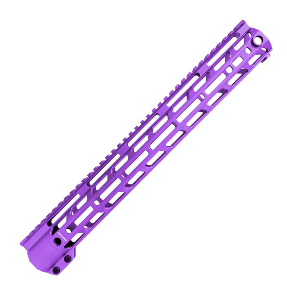 Anodized Purple M-LOK Rail 15