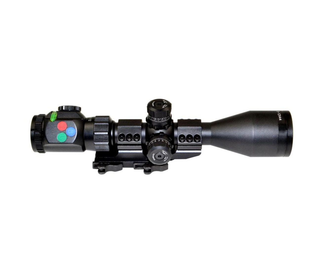 Presma EX Series Professional 3-12X44 Precision Scope, RGB RXR Reticle 