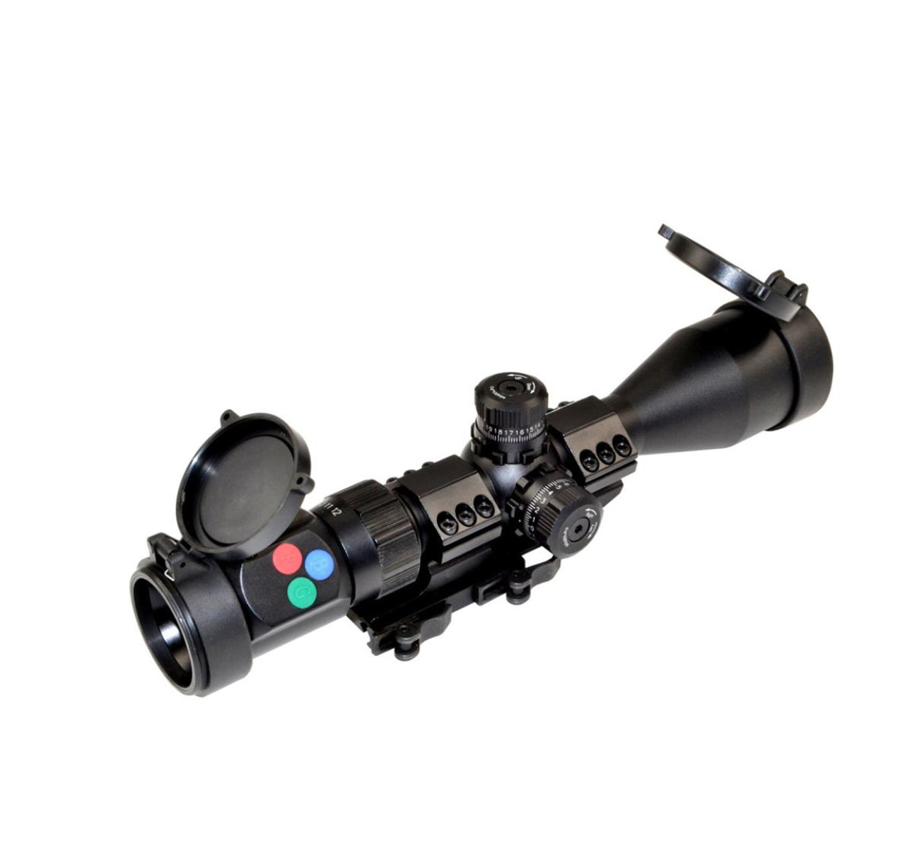 Presma EX Series Professional 3-12X44 Precision Scope, RGB RXR Reticle 