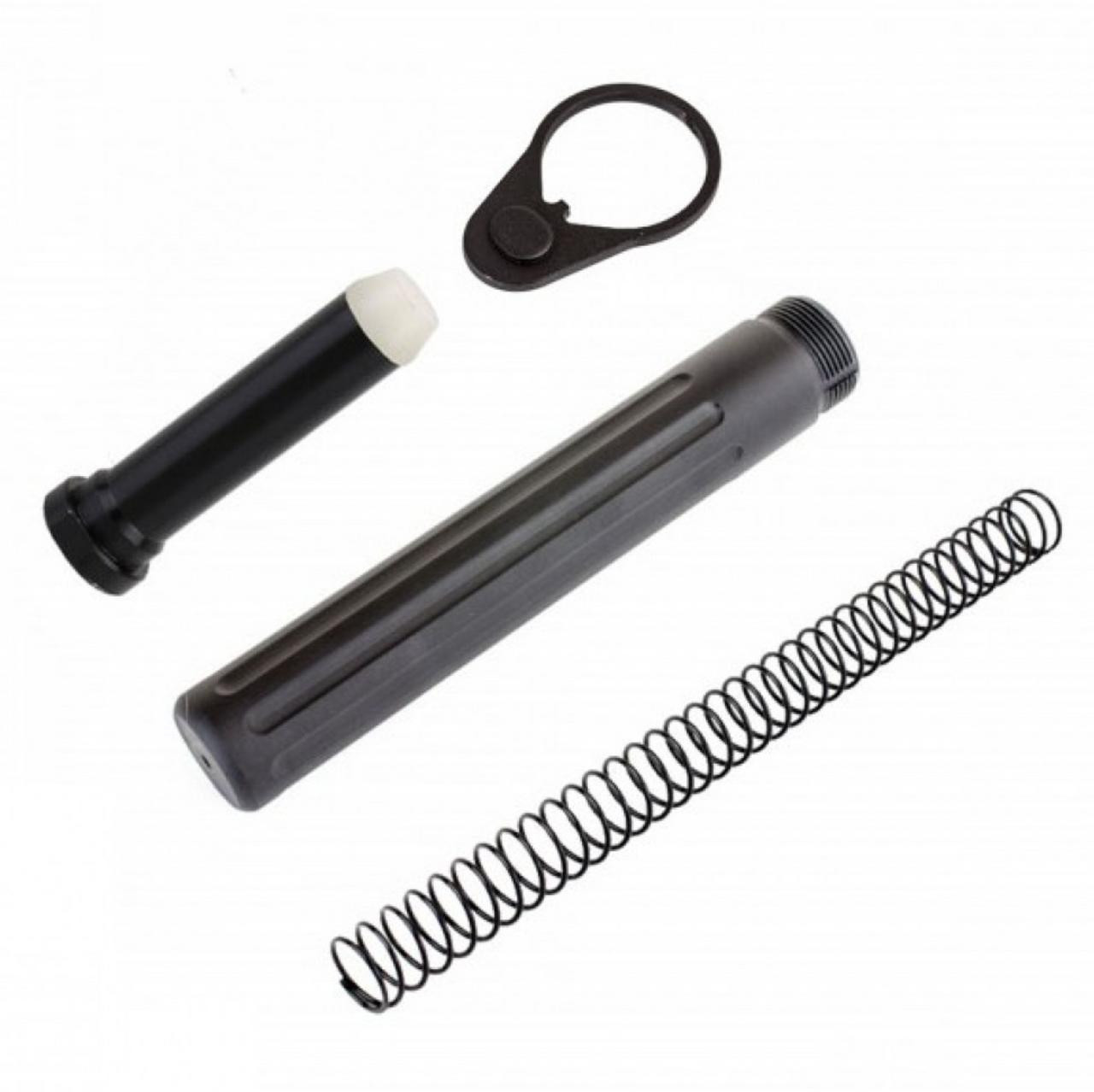 MCS AR15 Custom Made Fluted Pistol Buffer Tube Kit 