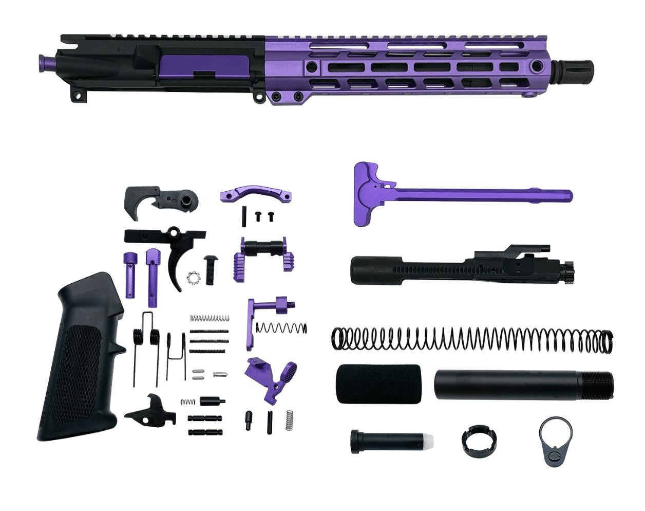 マジックデッキパーツ AR-15 .223 Wylde 10.5″ Pistol Upper Complete Build Kits Assembled