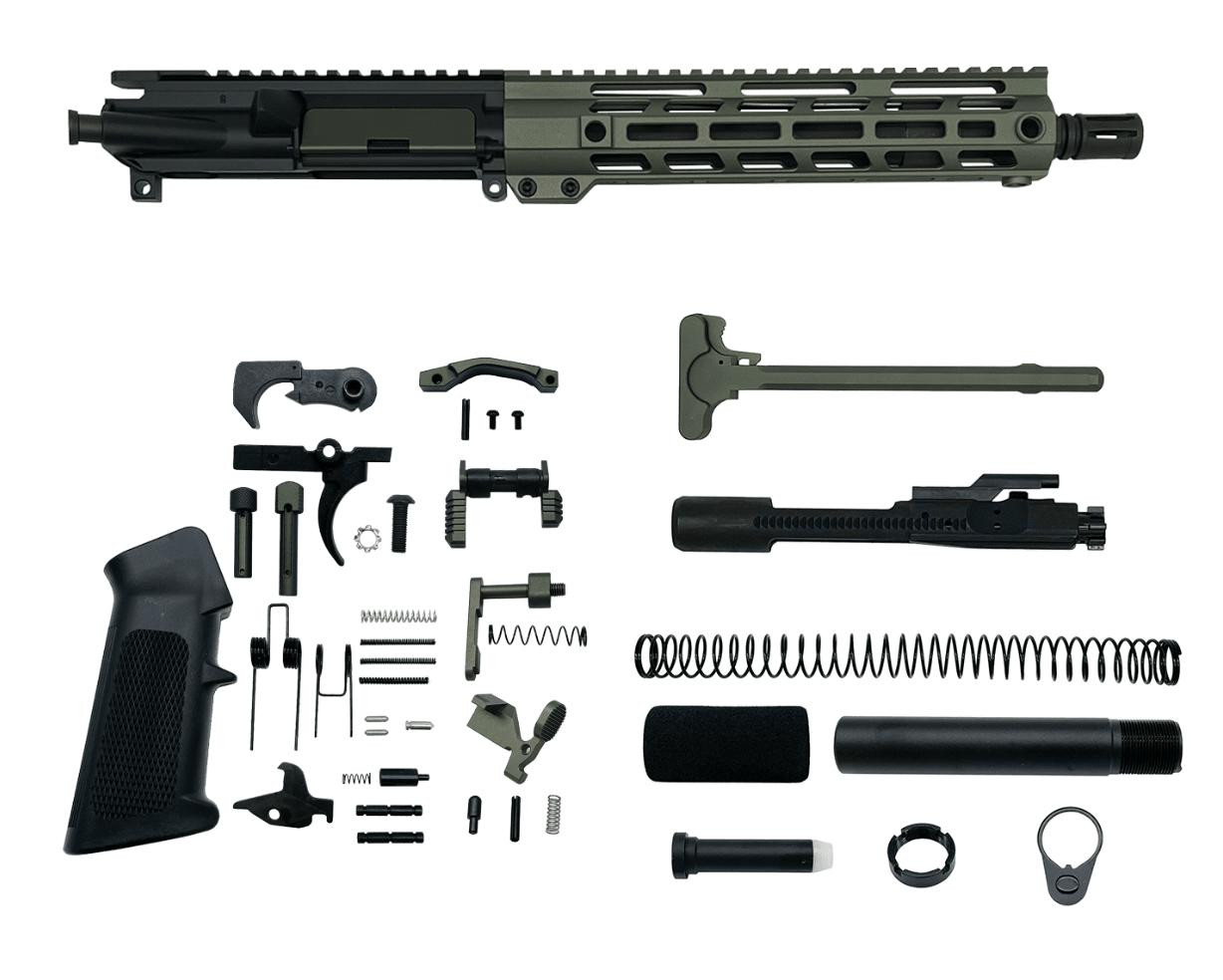 AR-15 .223 Wylde 10.5″ Pistol Upper Complete Build Kits Assembled
