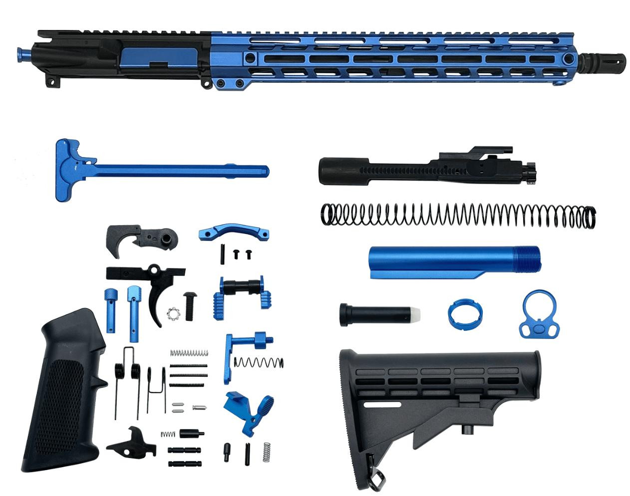 デアリバイク　デッキパーツ AR-15 .223 Wylde 16″ Rifle Upper Complete Build Kits Assembled