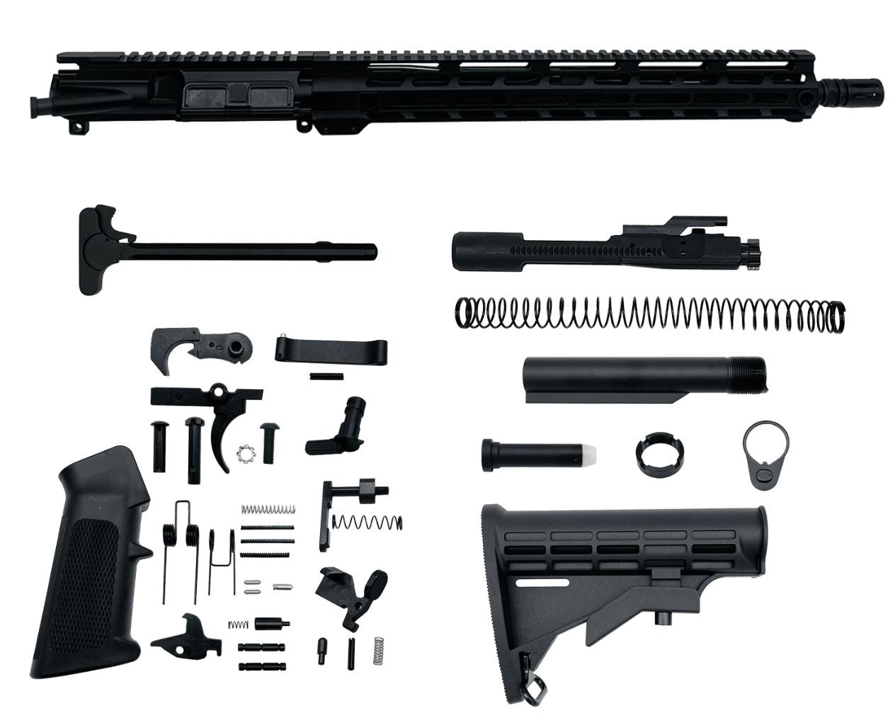 AR-15 .223 Wylde 16″ Rifle Upper Complete Build Kits Assembled