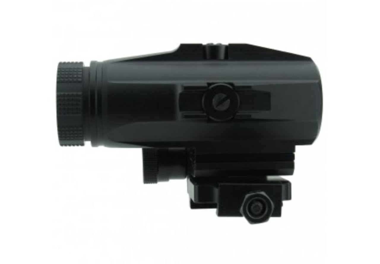 MCS Flip To Side 3x Red Dot Magnifier Black 