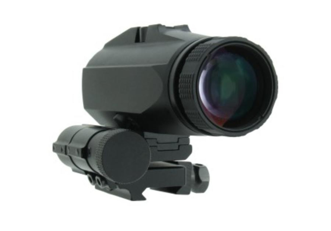 MCS Flip To Side 3x Red Dot Magnifier Black 