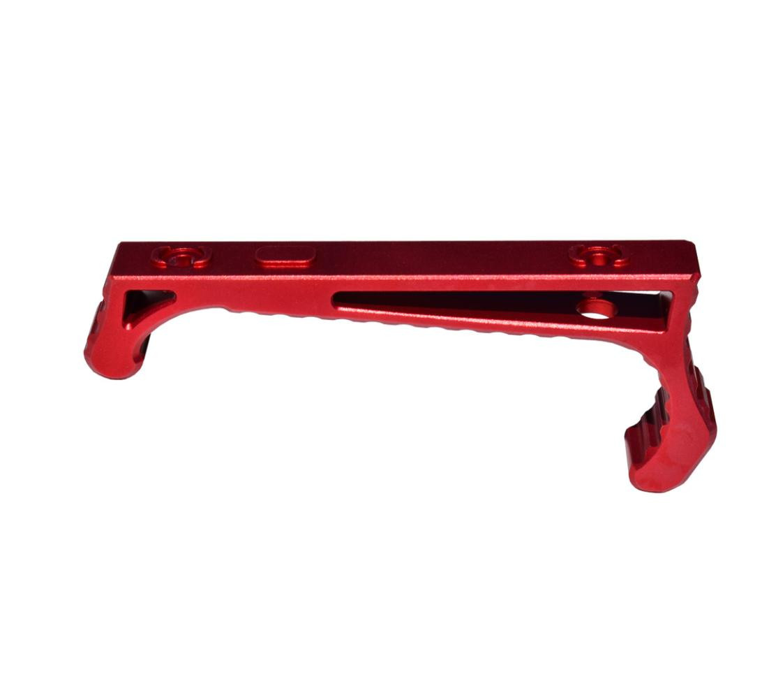 Lightweight Aluminum Hand Stop for M-LOK Slots Red