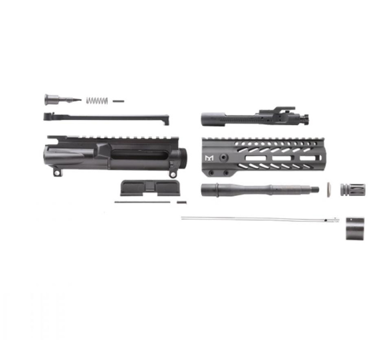 MCS AR15 5.56 NATO 7'' PISTOL LENGTH 1:8 TWIST W/ 7'' SUPER SLIM M-LOK HANDGUARD- COMPLETE UPPER 