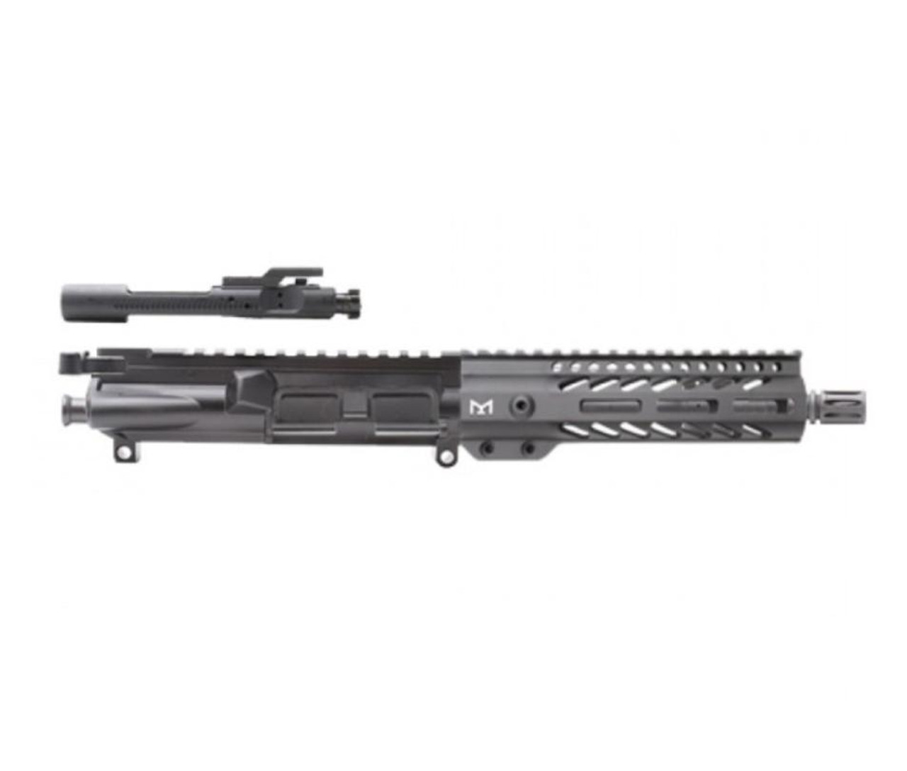 MCS AR15 5.56 NATO 7'' PISTOL LENGTH 1:8 TWIST W/ 7'' SUPER SLIM M-LOK HANDGUARD- COMPLETE UPPER 