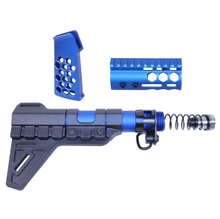 Buy Micro Honeycomb Pistol Furniture Anodized Red | MCS Gearup