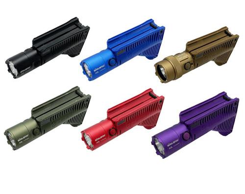 MCS AFG Grip Tactical Flashlight w/ Strobe 1600 Lumens (6 colors) 