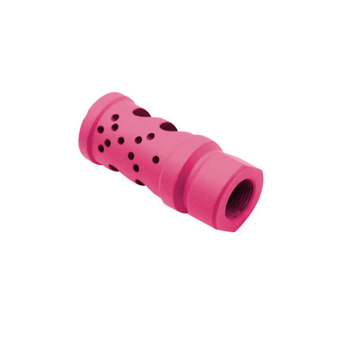 MCS AR-15/.223/5.56 Ported Muzzle Brake Compensator ½”x28- Cerakote Pink 