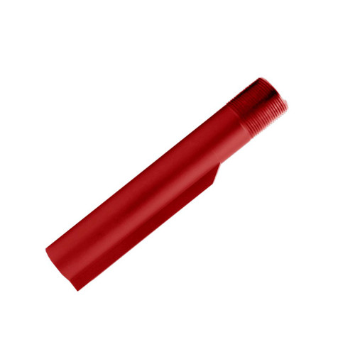 MCS AR15 Stock Buffer Tube Mil-Spec 6 Positions Cerakote Red  MCS AR15 Stock Buffer Tube Mil-Spec 6 Positions Cerakote Red
