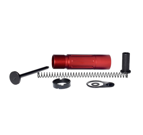 MCS Short Buffer Tube System With QR Sling Adapter Cap - Red  MCS Short Buffer Tube System With QR Sling Adapter Cap - Red