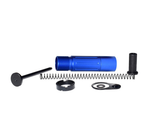 MCS Short Buffer Tube System With QR Sling Adapter Cap - Blue  MCS Short Buffer Tube System With QR Sling Adapter Cap - Blue