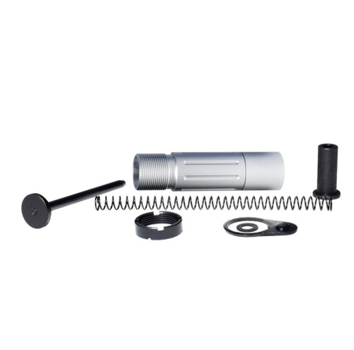 MCS Short Buffer Tube System With QR Sling Adapter Cap - Silver  MCS Short Buffer Tube System With QR Sling Adapter Cap - Silver