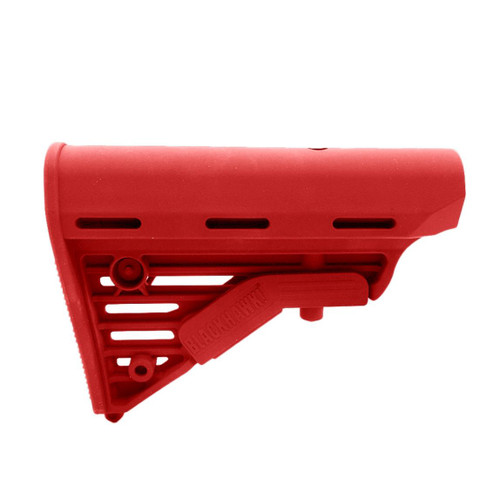 MCS AR-15 M4 Blackhawk Knoxx Collapsible Mil-spec Stock - Cerakote Red  MCS AR-15 M4 Blackhawk Knoxx Collapsible Mil-spec Stock - Cerakote Red