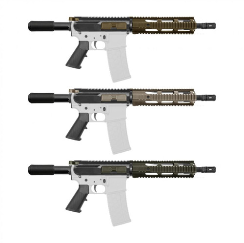 MCS AR-15 5.56 NATO 10" PISTOL KIT WITH 10" HANDGUARD (CERAKOTE COLOR OPTION-BBR.FDE.ODG)  MCS AR-15 5.56 NATO 10" PISTOL KIT WITH 10" HANDGUARD (CERAKOTE COLOR OPTION-BBR.FDE.ODG)