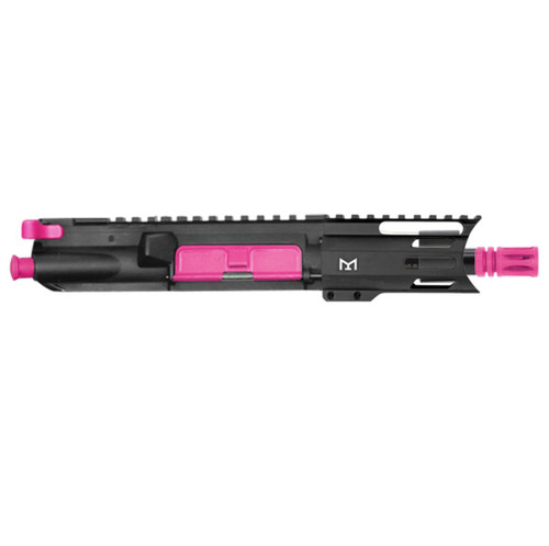 MCS AR-15 5.56 NATO 5'' PISTOL - FORGED UPPER WITH 4'' HANDGUARD PINK  MCS AR-15 5.56 NATO 5'' PISTOL - FORGED UPPER WITH 4'' HANDGUARD PINK