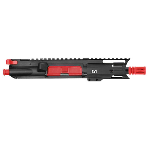 MCS AR-15 5.56 NATO 5'' PISTOL - FORGED UPPER WITH 4'' HANDGUARD RED  MCS AR-15 5.56 NATO 5'' PISTOL - FORGED UPPER WITH 4'' HANDGUARD RED