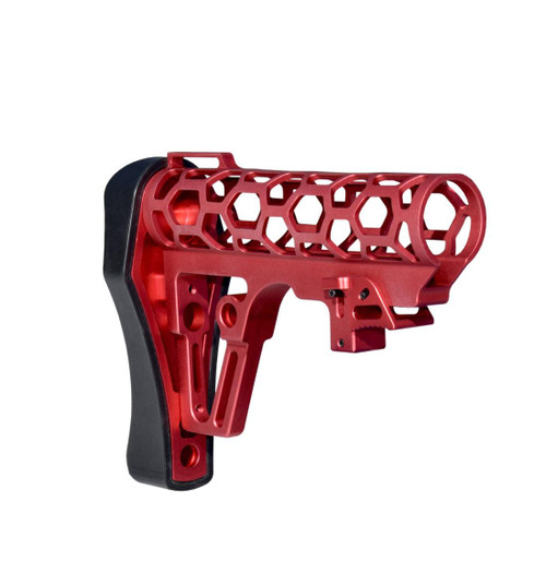 MCS Skeletonized Mil-Spec Stock Assembly Kit - Red 