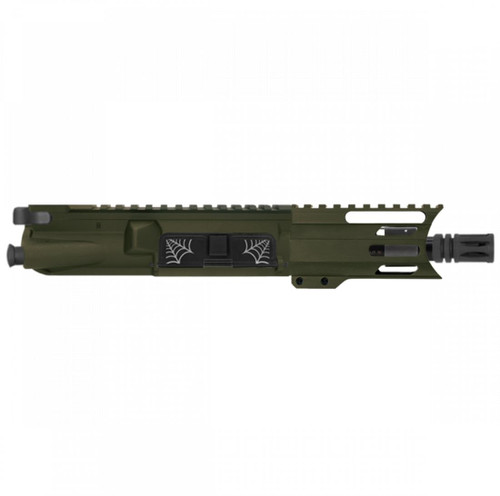 AR-15 5.56 NATO SPIDER 5'' PISTOL UPPER WITH 4'' HANDGUARD - OD GREEN