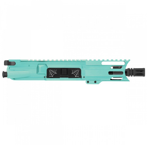MCS AR-15 5.56 NATO SPIDER 5'' PISTOL UPPER WITH 4'' HANDGUARD ROBINS EGG  MCS AR-15 5.56 NATO SPIDER 5'' PISTOL UPPER WITH 4'' HANDGUARD ROBINS EGG