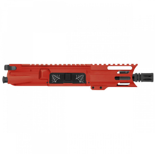 AR-15 5.56 NATO SPIDER 5'' PISTOL UPPER WITH 4'' HANDGUARD - BURNT