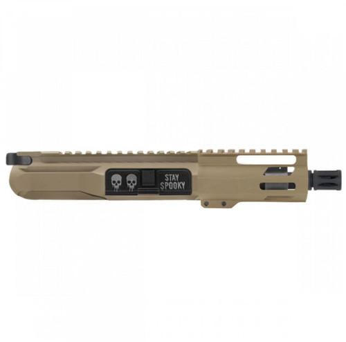 MCS AR-15 5.56 NATO SPOOKY 5'' PISTOL UPPER WITH 4'' HANDGUARD FLAT DARK EARTH  MCS AR-15 5.56 NATO SPOOKY 5'' PISTOL UPPER WITH 4'' HANDGUARD FLAT DARK EARTH