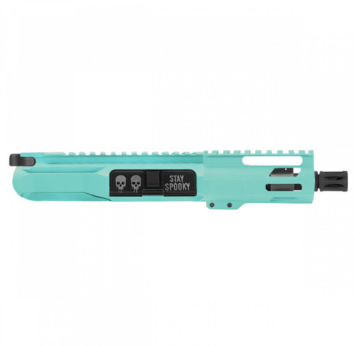 MCS AR-15 5.56 NATO SPOOKY 5'' PISTOL UPPER WITH 4'' HANDGUARD ROBINS EGG  MCS AR-15 5.56 NATO SPOOKY 5'' PISTOL UPPER WITH 4'' HANDGUARD ROBINS EGG
