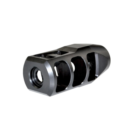 MCS 11/16”x24 Shark Muzzle Brake for .450 Bushmaster Black 