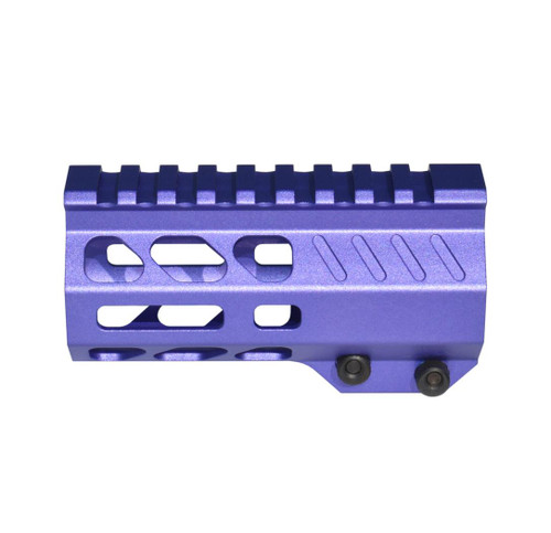 MCS 4.2" Purple M-LOK Free Float Handguard for 223/5.56 Uppers  MCS 4.2" Purple M-LOK Free Float Handguard for 223/5.56 Uppers