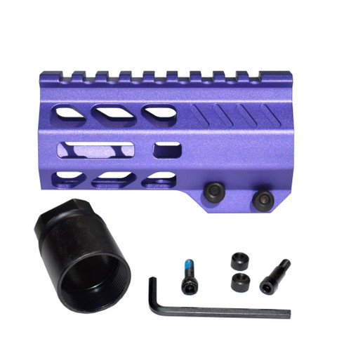 MCS 4.2" Purple M-LOK Free Float Handguard for 223/5.56 Uppers 