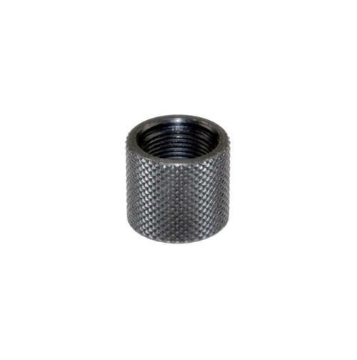 MCS AR-15 Barrel Thread Protector Nut for 1/2"x28 Muzzle Threading Black Carbon Steel 