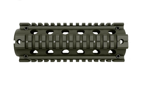 MCS 7″ OD GREEN AR-15 2 PIECE DROP IN HANDGUARD QUAD RAIL  MCS 7″ OD GREEN AR-15 2 PIECE DROP IN HANDGUARD QUAD RAIL