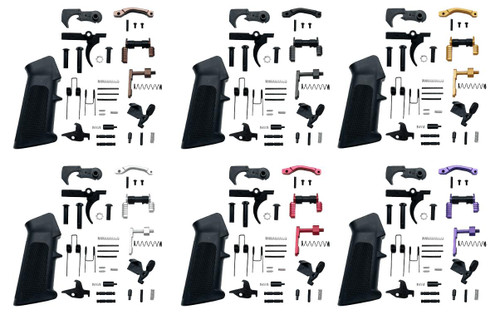 MCS AR-15 Trigger Parts Complete Kit - Anodized Colors  MCS AR-15 Trigger Parts Complete Kit - Anodized Colors
