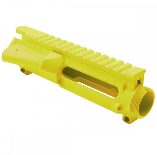 MCS AR-15/47/9/300 Stripped Upper Receiver Cerakote Lemon Yellow - Made in U.S.A  MCS AR-15/47/9/300 Stripped Upper Receiver Cerakote Lemon Yellow - Made in U.S.A