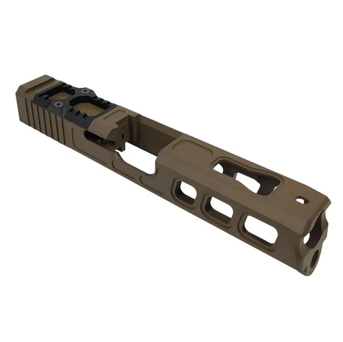 MCS G19 - FDE SLIDE FOR GLOCK 19 RMR CUT  MCS G19 - FDE SLIDE FOR GLOCK 19 RMR CUT
