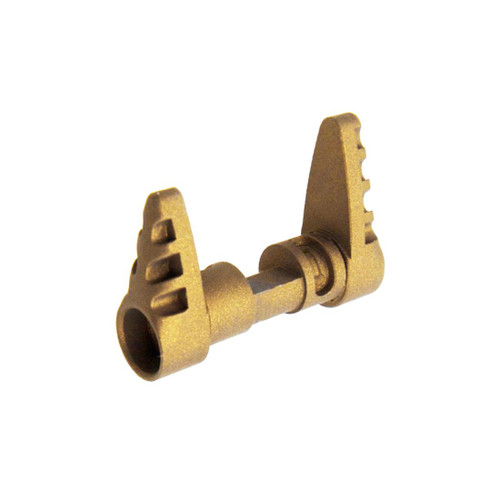 MCS AR Ambidextrous Safety Selector V.1 - Cerakote Gold  MCS AR Ambidextrous Safety Selector V.1 - Cerakote Gold