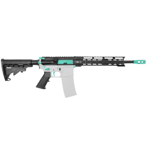 MCS AR-15 5.56 NATO 16" CARBINE KIT 12" M-LOK HANDGUARD - CERAKOTE ROBINS EGG 