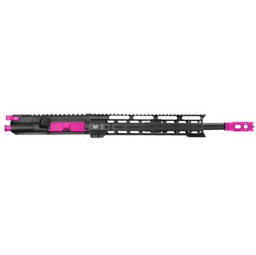 MCS AR-15 5.56 NATO 16" CARBINE UPPER WITH 12" M LOK HANDGUARD - CERAKOTE PINK  MCS AR-15 5.56 NATO 16" CARBINE UPPER WITH 12" M LOK HANDGUARD - CERAKOTE PINK